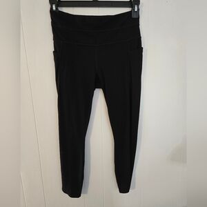 Athleta Cut Out Mesh Leggings